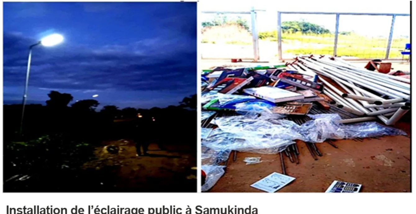 Installation de l’éclairage public à Samukinda